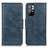 Coque Portefeuille Livre Cuir Etui Clapet M09L pour Xiaomi Redmi Note 11 5G Bleu