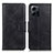 Coque Portefeuille Livre Cuir Etui Clapet M09L pour Xiaomi Redmi Note 12 4G Noir