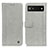 Coque Portefeuille Livre Cuir Etui Clapet M10L pour Google Pixel 6a 5G Gris