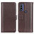 Coque Portefeuille Livre Cuir Etui Clapet M10L pour Motorola Moto G Pure Marron