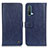 Coque Portefeuille Livre Cuir Etui Clapet M10L pour OnePlus Nord CE 5G Bleu