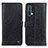 Coque Portefeuille Livre Cuir Etui Clapet M10L pour OnePlus Nord CE 5G Noir