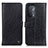 Coque Portefeuille Livre Cuir Etui Clapet M10L pour OnePlus Nord N200 5G Noir