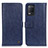 Coque Portefeuille Livre Cuir Etui Clapet M10L pour Realme Q3 5G Bleu