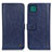 Coque Portefeuille Livre Cuir Etui Clapet M10L pour Samsung Galaxy A22s 5G Bleu