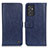 Coque Portefeuille Livre Cuir Etui Clapet M10L pour Samsung Galaxy M14 5G Bleu