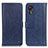 Coque Portefeuille Livre Cuir Etui Clapet M10L pour Samsung Galaxy XCover 5 SM-G525F Bleu