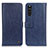 Coque Portefeuille Livre Cuir Etui Clapet M10L pour Sony Xperia 10 III Lite Bleu