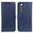 Coque Portefeuille Livre Cuir Etui Clapet M10L pour Xiaomi Mi 10S 5G Bleu