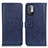 Coque Portefeuille Livre Cuir Etui Clapet M10L pour Xiaomi POCO M3 Pro 5G Bleu
