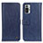 Coque Portefeuille Livre Cuir Etui Clapet M10L pour Xiaomi Redmi Note 10 Pro 4G Bleu