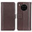 Coque Portefeuille Livre Cuir Etui Clapet M11L pour Huawei Honor 50 Lite Marron