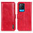 Coque Portefeuille Livre Cuir Etui Clapet M11L pour Oppo A54 4G Rouge