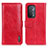 Coque Portefeuille Livre Cuir Etui Clapet M11L pour Oppo A74 5G Rouge