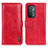 Coque Portefeuille Livre Cuir Etui Clapet M11L pour Oppo A93 5G Rouge