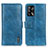Coque Portefeuille Livre Cuir Etui Clapet M11L pour Oppo F19 Bleu