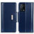 Coque Portefeuille Livre Cuir Etui Clapet M11L pour Oppo K9 5G Bleu