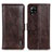 Coque Portefeuille Livre Cuir Etui Clapet M11L pour Samsung Galaxy A22 4G Marron