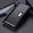 Coque Portefeuille Livre Cuir Etui Clapet M11L pour Samsung Galaxy M02 Noir