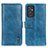 Coque Portefeuille Livre Cuir Etui Clapet M11L pour Samsung Galaxy M14 5G Bleu