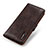 Coque Portefeuille Livre Cuir Etui Clapet M11L pour Samsung Galaxy M32 5G Marron