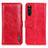 Coque Portefeuille Livre Cuir Etui Clapet M11L pour Sony Xperia 10 III SOG04 Rouge