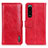 Coque Portefeuille Livre Cuir Etui Clapet M11L pour Sony Xperia 5 III SO-53B Rouge