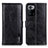 Coque Portefeuille Livre Cuir Etui Clapet M11L pour Xiaomi Poco X3 GT 5G Noir