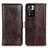 Coque Portefeuille Livre Cuir Etui Clapet M11L pour Xiaomi Poco X4 NFC Marron