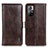 Coque Portefeuille Livre Cuir Etui Clapet M11L pour Xiaomi Redmi Note 11 5G Marron