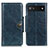 Coque Portefeuille Livre Cuir Etui Clapet M12L pour Google Pixel 6a 5G Bleu