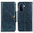 Coque Portefeuille Livre Cuir Etui Clapet M12L pour Huawei Nova Y71 Bleu