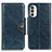 Coque Portefeuille Livre Cuir Etui Clapet M12L pour Motorola Moto Edge (2022) 5G Bleu