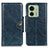 Coque Portefeuille Livre Cuir Etui Clapet M12L pour Motorola Moto Edge (2023) 5G Bleu