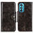 Coque Portefeuille Livre Cuir Etui Clapet M12L pour Motorola Moto Edge 30 5G Bronze