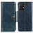 Coque Portefeuille Livre Cuir Etui Clapet M12L pour Motorola Moto Edge Plus (2023) 5G Bleu