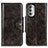 Coque Portefeuille Livre Cuir Etui Clapet M12L pour Motorola Moto G Stylus (2022) 4G Bronze