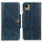 Coque Portefeuille Livre Cuir Etui Clapet M12L pour Nokia C110 Bleu