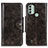 Coque Portefeuille Livre Cuir Etui Clapet M12L pour Nokia C31 Bronze