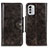 Coque Portefeuille Livre Cuir Etui Clapet M12L pour Nokia G60 5G Bronze