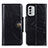 Coque Portefeuille Livre Cuir Etui Clapet M12L pour Nokia G60 5G Noir