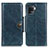 Coque Portefeuille Livre Cuir Etui Clapet M12L pour Oppo F19 Pro Bleu