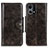 Coque Portefeuille Livre Cuir Etui Clapet M12L pour Oppo F21s Pro 4G Bronze