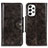 Coque Portefeuille Livre Cuir Etui Clapet M12L pour Samsung Galaxy A23 4G Bronze