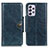 Coque Portefeuille Livre Cuir Etui Clapet M12L pour Samsung Galaxy A73 5G Bleu