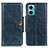 Coque Portefeuille Livre Cuir Etui Clapet M12L pour Xiaomi Redmi 11 Prime 5G Bleu