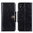 Coque Portefeuille Livre Cuir Etui Clapet M12L pour Xiaomi Redmi 9 Activ Noir