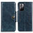 Coque Portefeuille Livre Cuir Etui Clapet M12L pour Xiaomi Redmi Note 11 5G Bleu