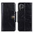 Coque Portefeuille Livre Cuir Etui Clapet M12L pour Xiaomi Redmi Note 11R 5G Noir