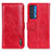 Coque Portefeuille Livre Cuir Etui Clapet M13L pour Motorola Moto Edge (2021) 5G Rouge